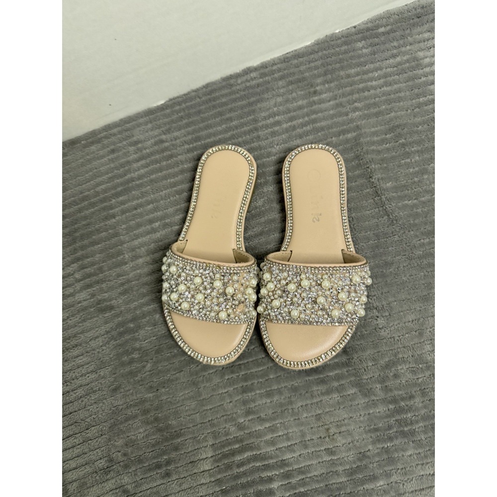 Link Little Grils Size 10  Slip On With Rhinestones See Pic